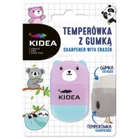 temperówka z gumką misie kidea - różowy