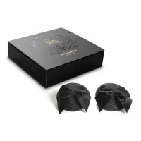 bijoux indiscrets burlesque pasties bow czarne nakładki dekoracyjne