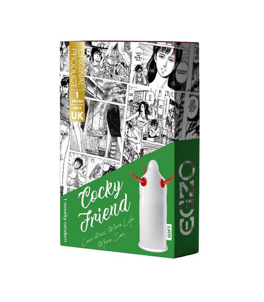 Prezerwatywa Z Wypustkami - Egzo Cocky Friend zdjęcie 1