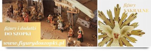 CUDOWNE Figurki do Szopki KOLOROWE, 11-części - maks. 7,0cm wysokie na Arena.pl