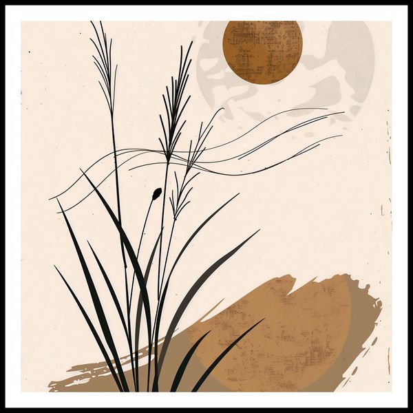 Plakat 70x70cm Zachód Pustyni zdjęcie 3