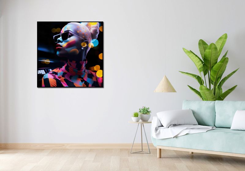 Plakat 90x90cm Melodia Bijąca z Duszy zdjęcie 4