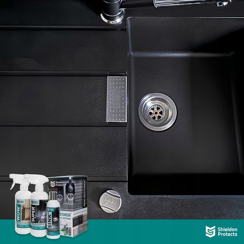 Zestaw do czyszczenia zlewu granitowego WOW + SUPER + impregnat SINK na Arena.pl