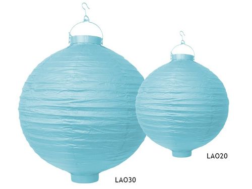 "Lampion papierowy, błękit, 20cm"_PDE na Arena.pl