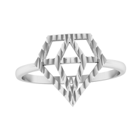 SREBRNY PIERŚCIONEK DIAMENT SREBRO PRÓBY 925