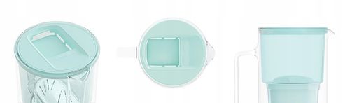 Dzbanek filtrujący szklany Wessper aquamax 3l + 10x Filtr Wessper aquamax na Arena.pl