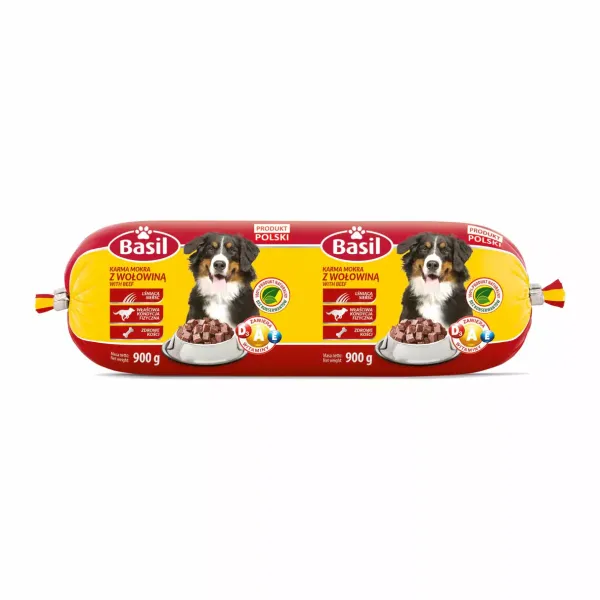 BASIL KARMA SUCHA PIES 900G WOŁOWINA zdjęcie 1