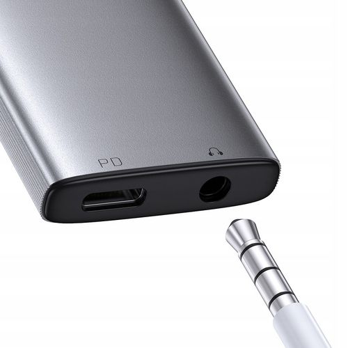 MCDODO ADAPTER USB-C MINI JACK 3,5MM PRZEJŚCIÓWKA KABEL AUX DO SAMSUNG DAC na Arena.pl