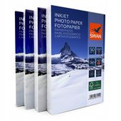 Papier Fotograficzny Błyszczący 4 x po 50szt 10x15 260g 200 szt Blue Swan
