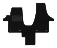 Dywaniki samochodowe welurowe do: VW Transporter T5 2003-2015 czarne