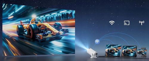 PROJEKTOR RZUTNIK Przenośny Android Smart Mini TV 4K LED Głośnik WIFI na Arena.pl