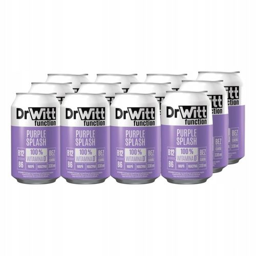 DrWitt FUNCTION PURPLE SPLASH 330ml x 12szt na Arena.pl