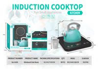 INDUKCYJNA ZABAWKOWA KUCHENKA ELEGANCKI CZAJNIK