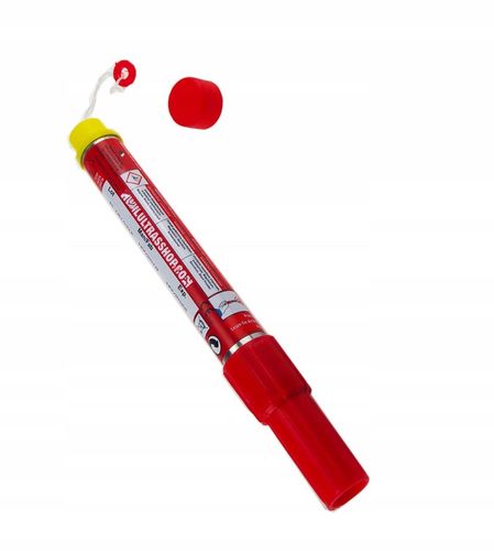 CZERWONA RACA MORSKA METALOWA ELIOS FDF 60s 1 sztuka FLARA DLA KIBICÓW na Arena.pl