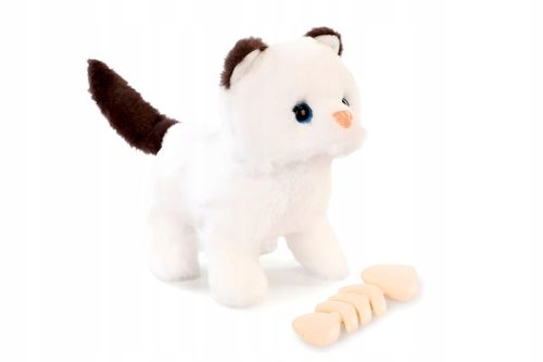 Kotek pluszak interaktywny - miauczy, wydaje odgłosy, maskotka dla dzieci na Arena.pl