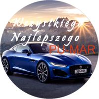 Opłatek na tort Jaguar Samochód Auto Logo Tekst Gratis