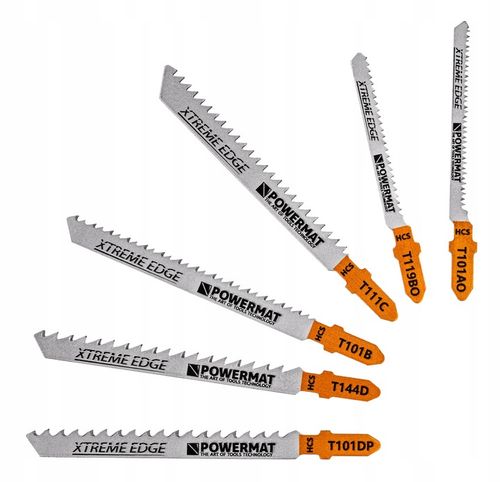 ZESTAW NOŻYKÓW BRZESZCZOTÓW DO WYRZYNARKI 10 SZTUK DREWNO SKLEJKA TWORZYWO na Arena.pl