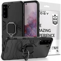 2 x Etui Alogy Stand Ring Armor do Samsung Galaxy S21 czarne
