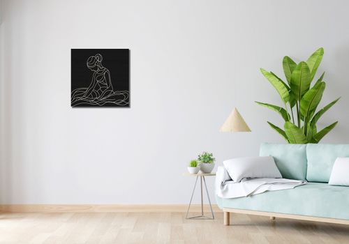 Obraz 50x50cm Pozycja Siedząca na Arena.pl
