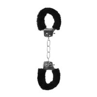 Pleasure Handcuffs Furry Black