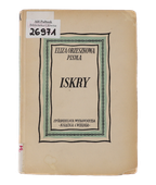 Książka Eliza Orzeszkowa Iskry seria Pisma 1951