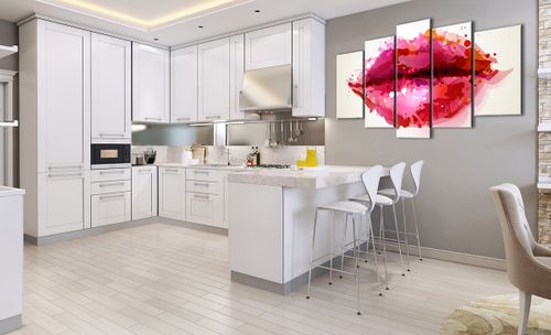 Obraz Na Płótnie - Kobieta Usta  - 160X85 Cm - Ea160X85-2706 na Arena.pl