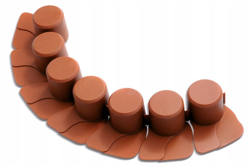 Palisada ogrodowa z kołnierzem IPAL7 20m Płotek zdjęcie 3