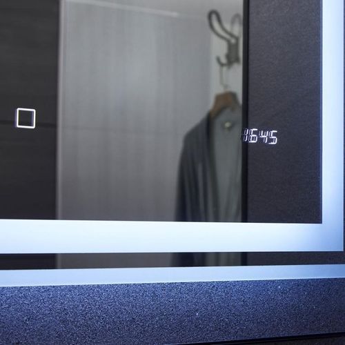 Aquamarin Lustro łazienkowe z oświetleniem LED 18 W, 50x70cm na Arena.pl