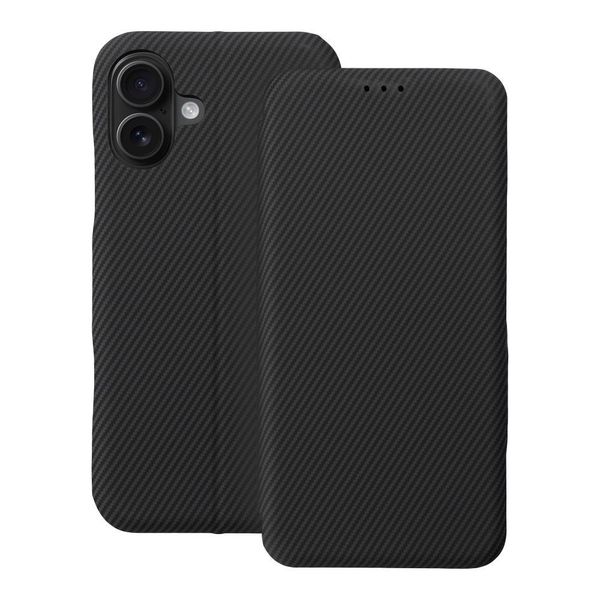 Kabura FOLIO Side Magnet do IPHONE 16 PLUS czarny zdjęcie 1