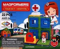 Klocki magnetyczne Magformers Szpital 3+