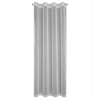 Firana gotowa na przelotkach NOELIA 140x250 Eurofirany srebrna