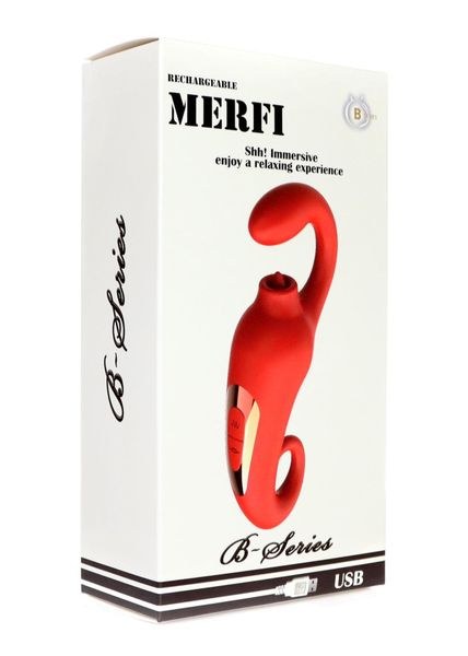 Wibrator-Merfi, 10 Vibration Functions, 10 Frequency Tongue Licking Usb zdjęcie 13