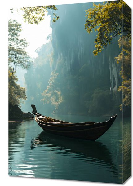 Obraz 40x60cm Samotność na Tafli zdjęcie 1