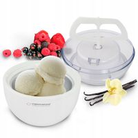 Maszynka do lodów Esperanza 7W 0.6L Biała Vanilla