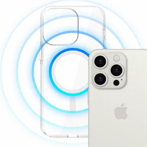 Nieżółknące etui MagSafe na tył do iPhone 15 Pro Max 3mk EverClear Mag Case na Arena.pl