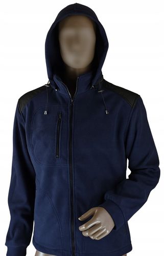 GRUBY POLAR ROBOCZY Bluza robocza POLAROWA z odpinanym KAPTUREM WZMOCNIONA na Arena.pl