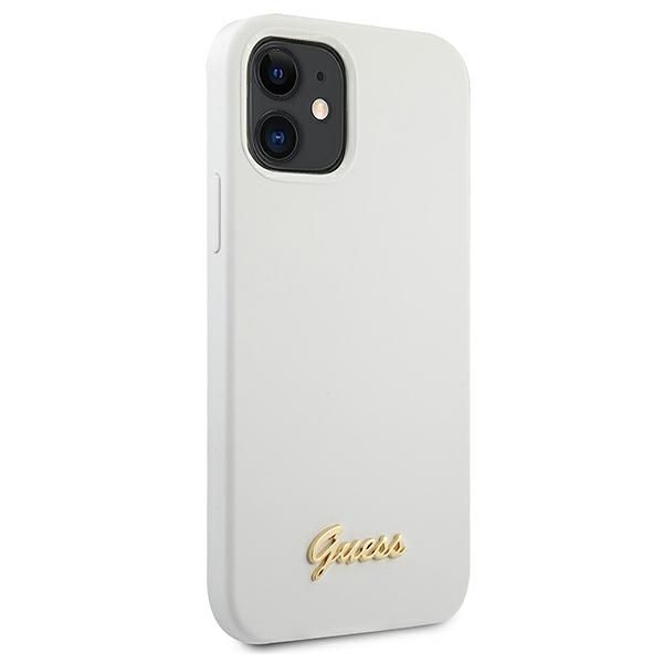 Etui Guess do iPhone 12 mini, Biały zdjęcie 4
