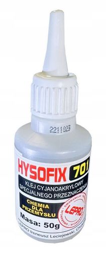 Klej Cyjanoakrylowy HYSOFIX 701 - 50g na Arena.pl