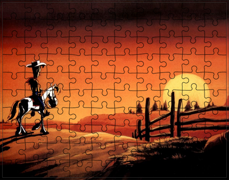Puzzle Lucky Luke zdjęcie 1