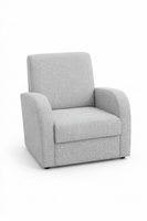 Fotel wypoczynkowy Komforto pokój salon biuro bar szary 36BS