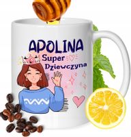 Kubek Dla Apoliny Koleżanki Przyjaciółki Prezent Z Nadrukiem Biały 330Ml