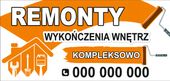 BANER REKLAMOWY 200x100 REMONTY WYKOŃCZENIA WNĘTRZ