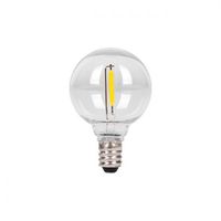 Żarówka LED E12 Filament G40 230V 1W PC 5 szt