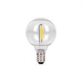 Żarówka LED E12 Filament G40 230V 1W PC 5 szt