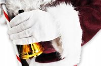 Zestaw RĘKAWICZKI I DZWONEK MIKOŁAJA XL deLUX