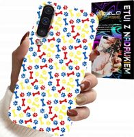 ETUI DO SAMSUNG A50 / A30S - ŁAPKI KOŚCI PIES PATROL BAJKI + SZKŁO