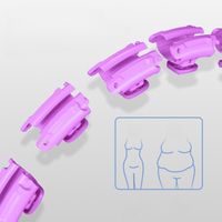 HULA HOP Z OBCIĄŻENIEM WYPUSTKAMI I LICZNIKIEM SMART ODCHUDZAJĄCE HULA HOOP