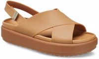 Damskie Sandały Platforma Crocs Brooklyn Luxe Cross 209407 Strap 41-42