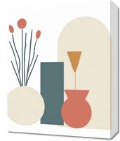 Obraz 40x50cm Kremowe Wazony