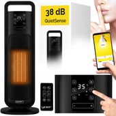 Termowentylator Farelka Cichy 38dB Yoer 2000W +Timer 4Tryby